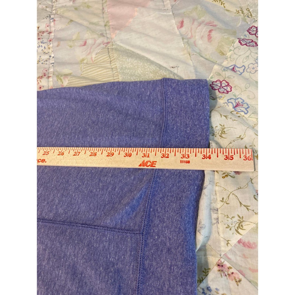 Vintage Y2K Nike XS T-Shirt Dress Activewear Gym Perwinkle Heathered Blue - Picture 9 of 9